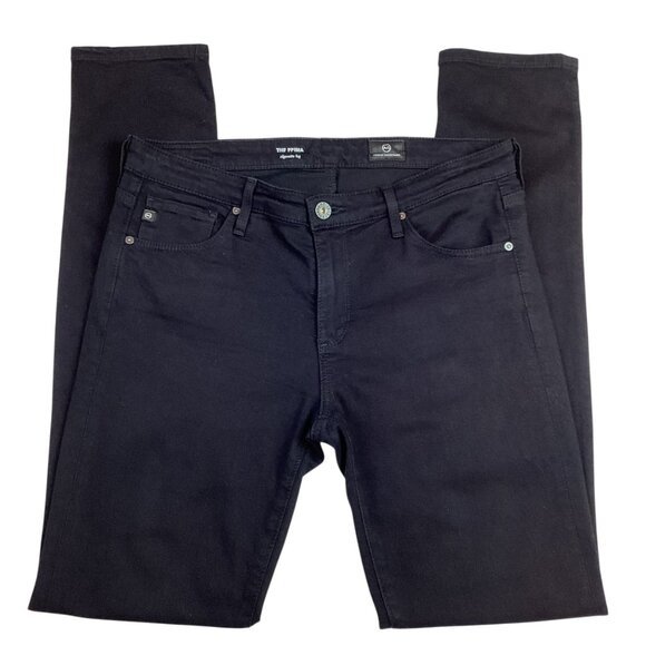 Adriano Goldschmied Jeans Womens 27R Prima Mid-Rise Cigarette Leg Black - Picture 3 of 13